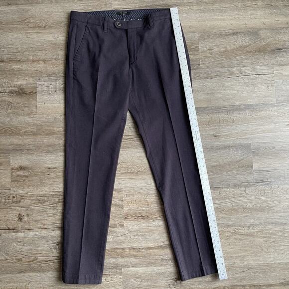 Ted Baker London Maxchi Dress Pants Trouser Preppy Office Career Size 32R - Picture 3 of 12
